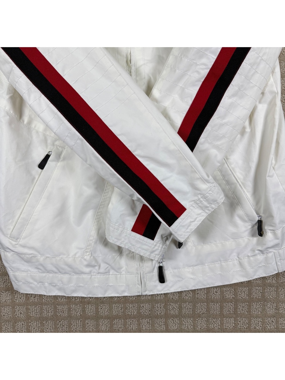 Point Zero White Racing Style Jacket L - Picture 8 of 11